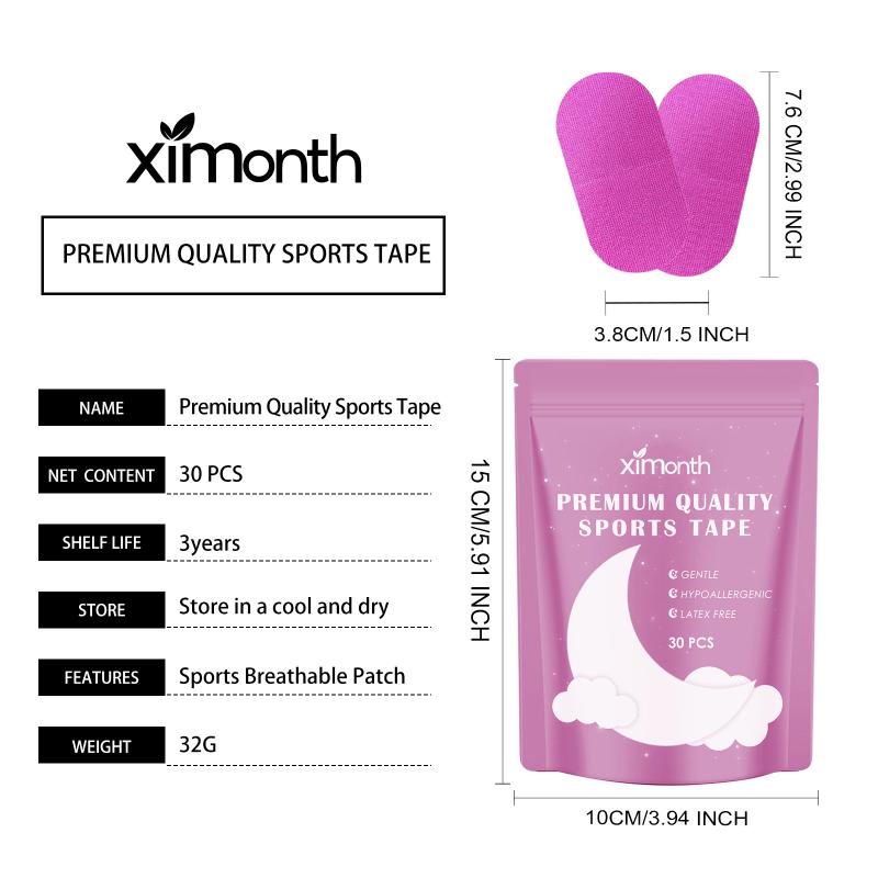 Athletic Breathable Mouth Patch for Sports Comfortable Portable Airflow Tape for Running and Outdoor Use