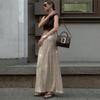 Gold Sequins Maxi Skirt For Women 2023 Trend High Wasit Slim Skirts Femme Fashion Club Party Ladies Long Skirt Bottom Streetwear