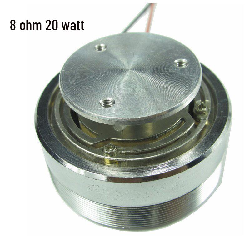 50-мм полнодиапазонный вибродинамик, сильный бас, 4/8 Ом, 20-25 Вт, 44 мм.