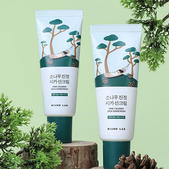ROUND LAB Солнцезащитный крем Pine Calming Cica SPF 50+ PA++++ 40 мл