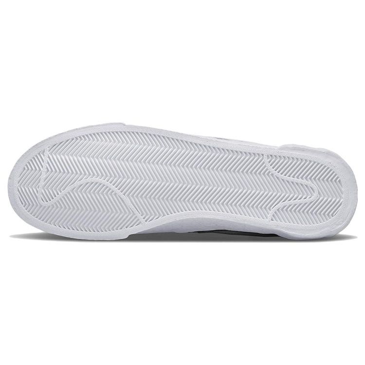 Nike Черные лакированные кроссовки унисекс Sacai x Blazer Low White DM6443-001