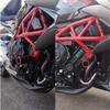 Мотоциклетный CNC Алюминиевый Защитный Чехол Двигателя Слайдеры Рамы Защита от Падений Совместимый с Agusta MV BRUTALE 675 800 (красный)