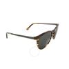 Lacoste Green Round Unisex Sunglasses L708s 210 50