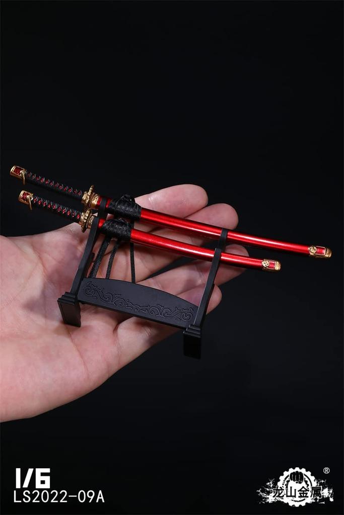 Accessories for Heavy Industries LOGSHANJINSHU Metal Sword for Japanese Samurai Japanese Sword Uchikatana A [TOYBARJAPAN] 1/6 figures/Ryuzan