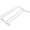 35cm Double Row Stainless Steel Wine Glass Rack Holder Hanging Shelf for Bar Home Kitchen