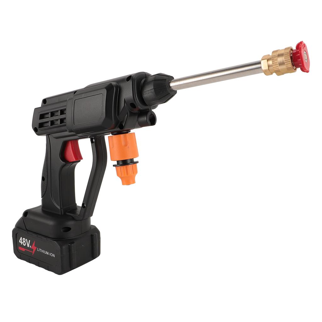 Cordless Pressure Washer 30bar Handheld Battery Operated High Pressure Car Washer with 5 Meters Filt