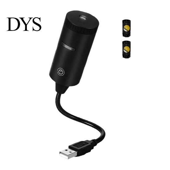Декоративная проекционная лампа USB с 2 пленками, Луна и Млечный Путь, Светодиодная, Регулируемый свет, Вращение на 360 градусов для автомобиля, Потолок спальни