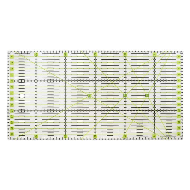 30 см * 15 см, толщина 3 мм, линейка для пэчворка, швейная линейка, акриловая линейка для резки, ручной инструмент «сделай сам»