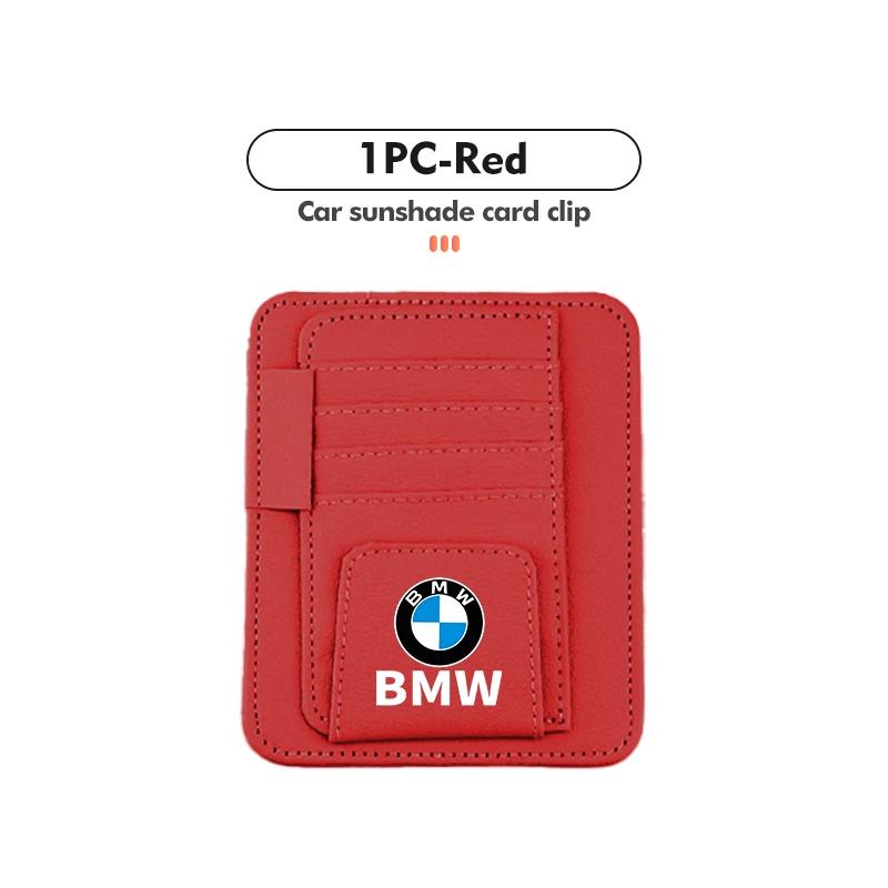 XKUGH1 For BMW New 2025 For BMW Car Sunshade Card Package Holder Sunglasses Ticket Card Clip Accessory X1 X3 X5 E39 E46 E90 F20 E60 F30