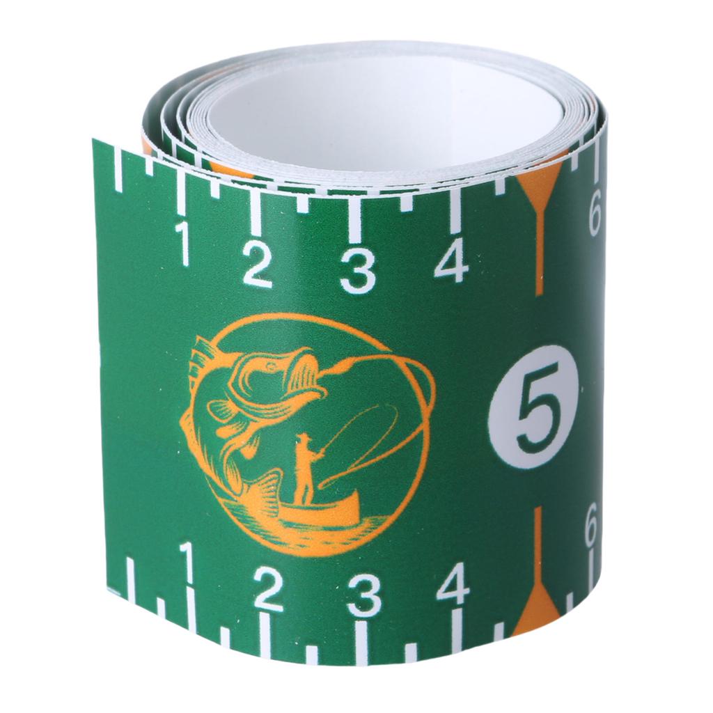 Линейка для измерения рыбы на клейкой основе, 51 дюйм, лента для измерения рыбы, наклейка для лодки, каяка, прибора для измерения рыбы, линейка для рыбалки