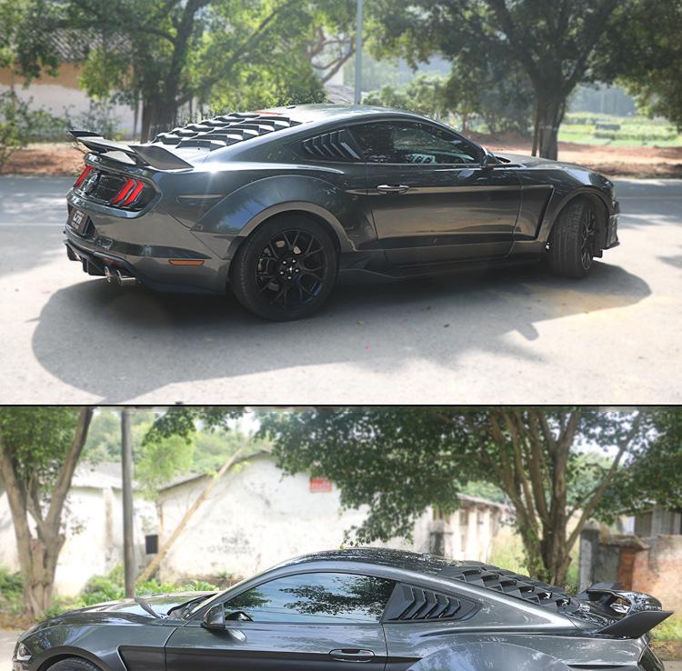 Модификация спойлера багажника с динамическим эффектом для Ford Mustang 2015-2023 годов.