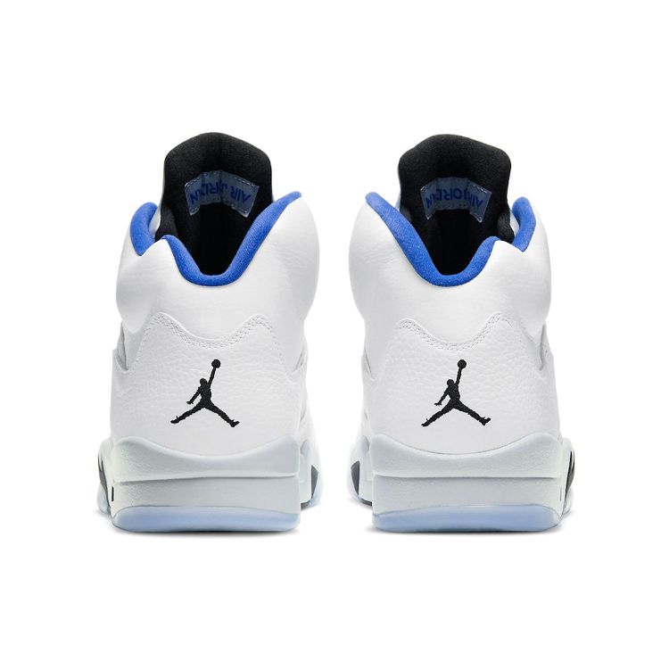 Мужские кроссовки Air Jordan 5 Retro Stealth 2.0 Белый Черный Hyper-Royal DD0587-140