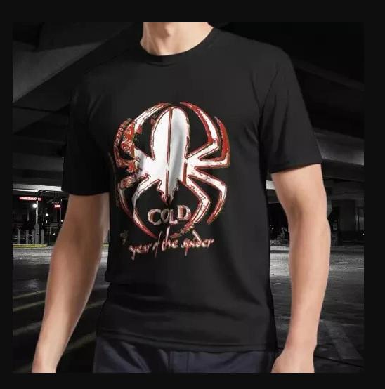 COLD BAND YEAR OF THE SPIDER RACING LOGO T-Shirt Mens Womens Tees Top size S-4XL