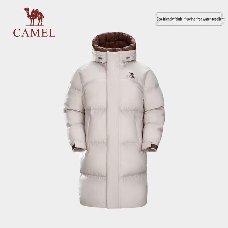 Camel A23CAPN115 Унисекс Пуховик средней длины с капюшоном