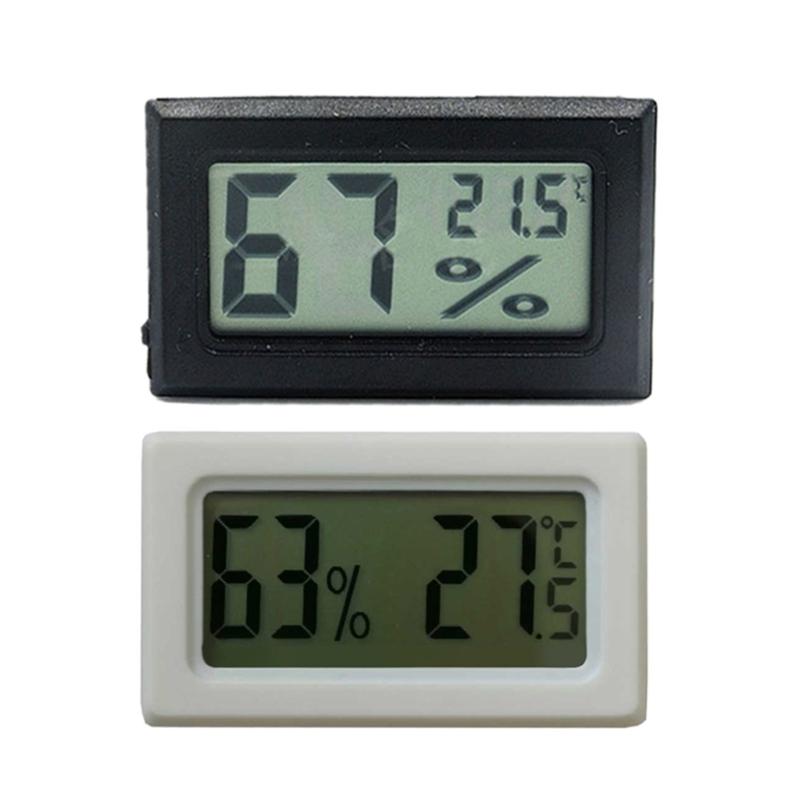 Digital Thermometer Hygrometer Meters Gauge Indoor Large Number Display Temperature Humidity for Home Office Humidors