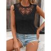 European And American Cross-Border Women's Fashionable And Elegant Lace Patchwork Off Shoulder Vest