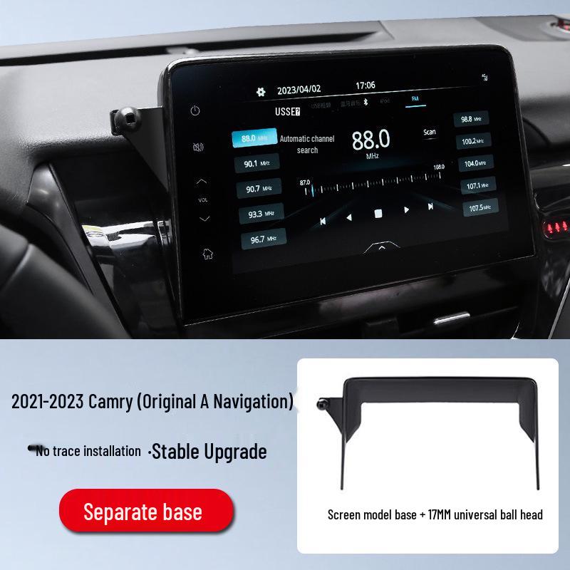 Автомобильный держатель для Toyota Camry 2023 8-го поколения - Роскошная и модная версия, Центральная консоль с большим экраном.