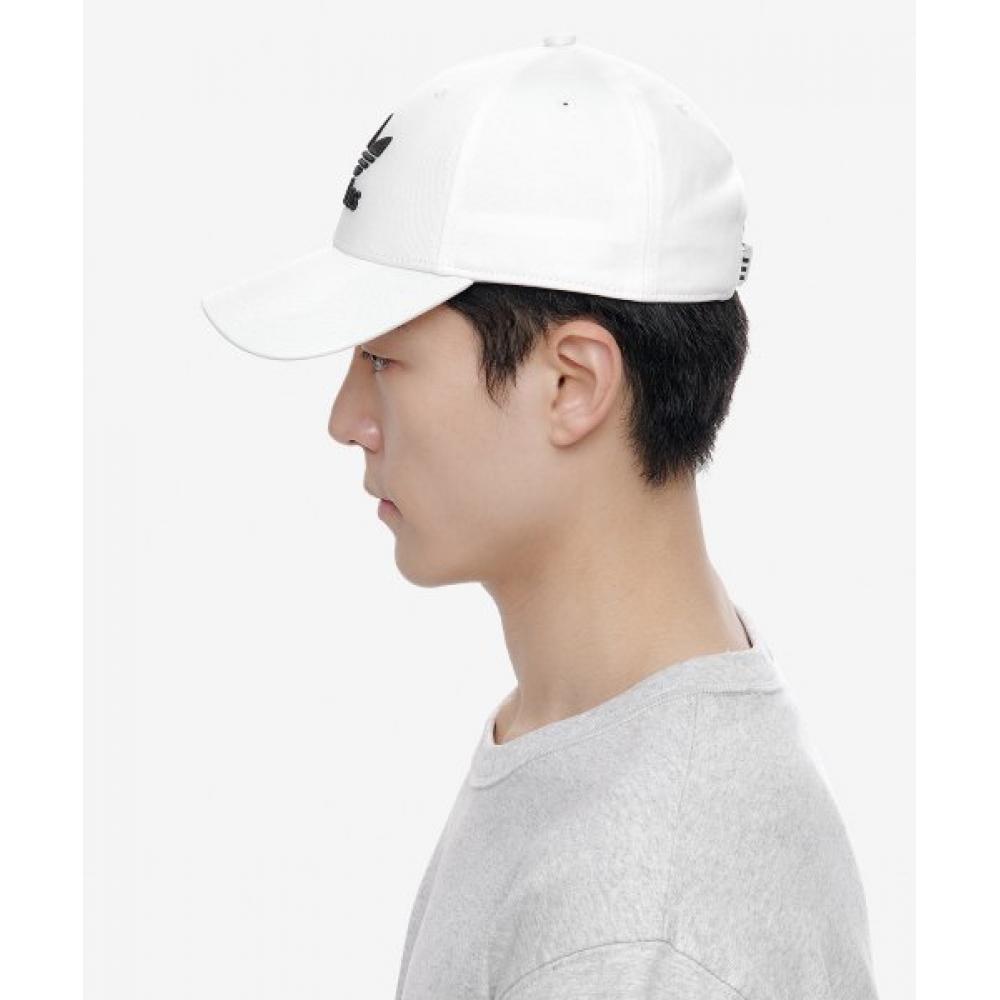Adidas Бейсбольная классическая кепка-трилистник белая Fj2544
