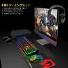Mamba Snake Gaming Keyboard Mouse Headphone Converter USB Membrane Waterproof Multimedia 2400DPI Adjustable 6 Mouse Hand Gaming RGB Compatible with