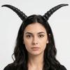 Cosplay Headband Cosplay Hairband Ox Horn Halloween Hair Hoop Halloween Horns Headband  Photo Props