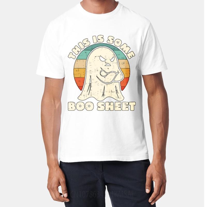 Breathable Tee Travel For him Oneck t shirt Big size This Is Some Boo Sheet Ghost Design Retro Men Tee shirt Essential Tee