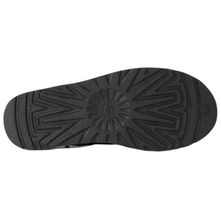 UGG Женские зимние ботинки Micro Classic, замшевые, с подкладкой из теплого флиса, без шнуровки, повседневные, черные 1173891-BLK