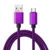 USB Type C Cable Date Sync 2.4A Fast 1M 2M 3M Charging Nylon Braided Wire Charger Cable For Samsung Huawei Android Mobile Phone