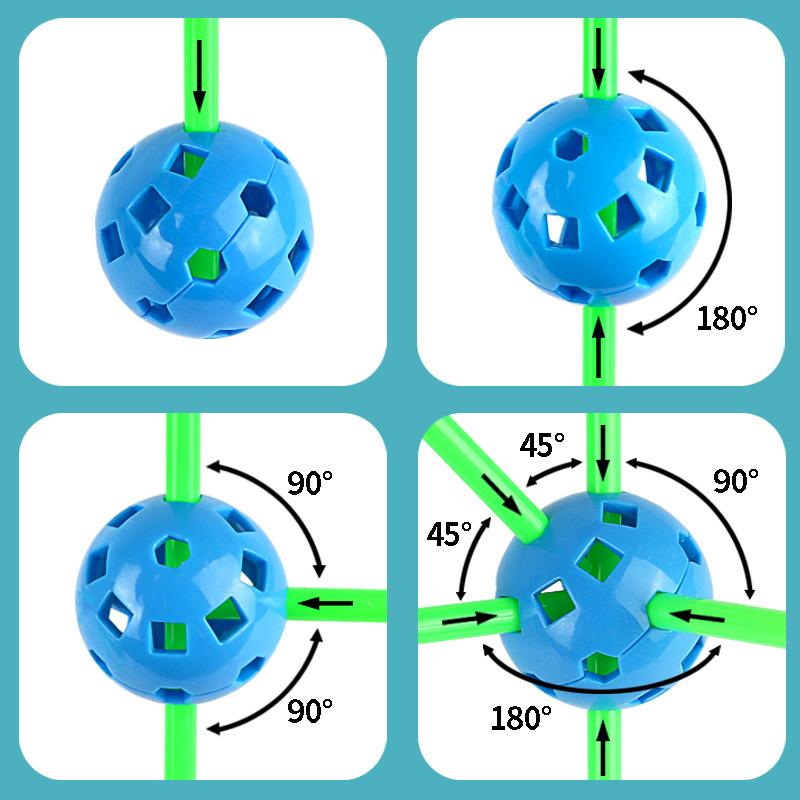 Детская палатка для самостоятельного сращивания, конструктор игрушек, домик для игрушек, палатка для пирсинга, бусины, накопление