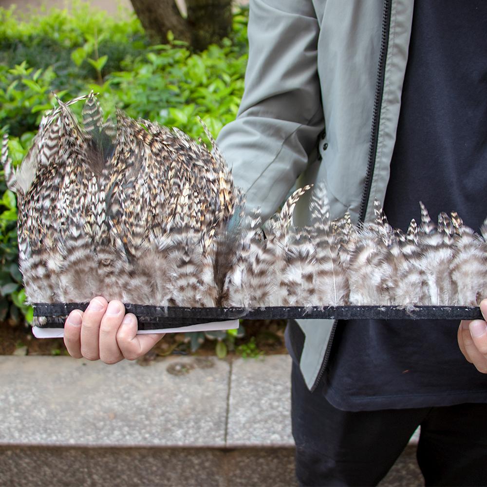 1Meter Natural Rooster Saddle Feathers Trim Fringe 4-6 Inches for Crafts Carnival Party Sewing Clothing Cock Plumes Decoration