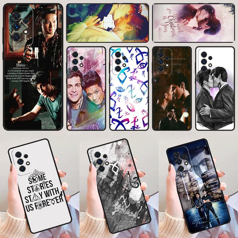 Чехол для телефона Shadowhunters Malec Для Samsung Galaxy A42 A31 A40 A51 A71 A32 A80 A91 A52 A72 A73 A20e A21S A50 A70 A11 A12