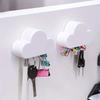 1PCS Creative Cloud Keychain Hook Magnetic Key Hanger Sticky Wall Hanging Strong Key Anti-lost Device