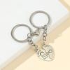 1Pair Love Magnetic Induction Couple Keychain Creative Bag Pendant Key Ring