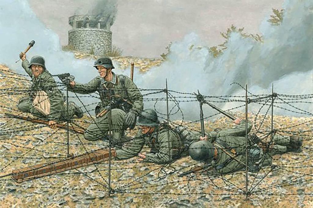 Platz Вторая мировая война Немецкие горные боевые инженеры Греческий фронт 1941 Пластиковая модель DR6538 1/35