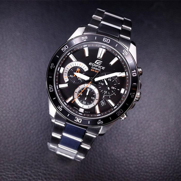 Casio Мужские часы EDIFICE Черные EFV-570D-1AVUEF