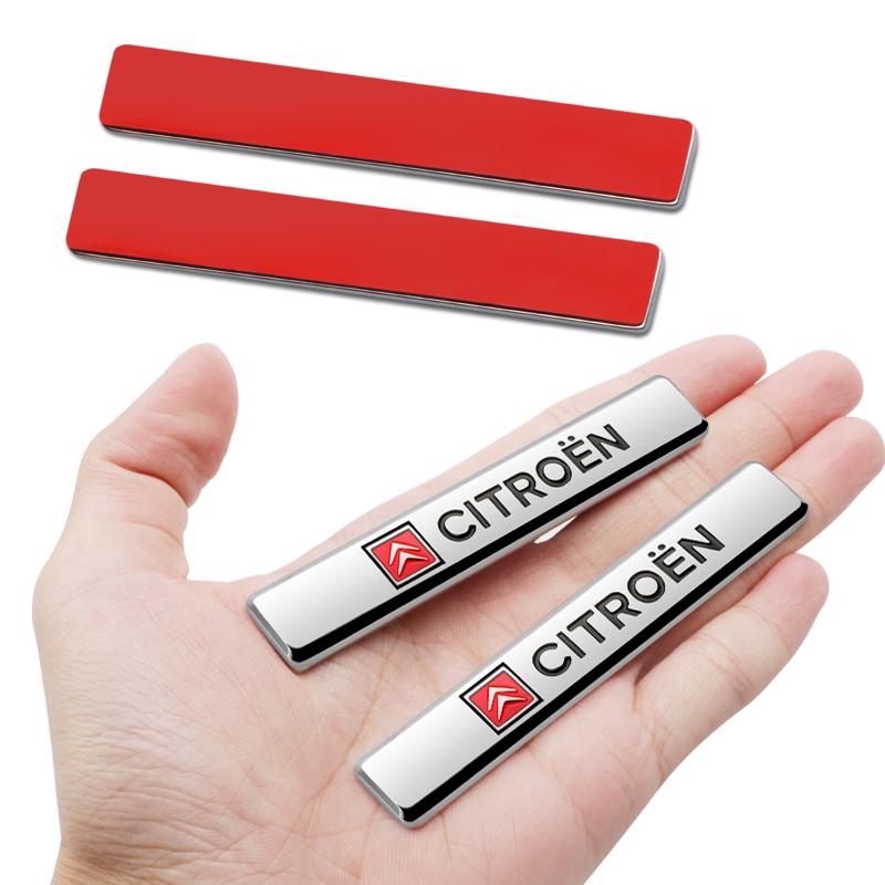 3D Metal Logo Badge Car Styling Stickers Decoration Decal For Citroen C1 C2 C3 Vts C4 Saxo C4L C5 C6 C8 Xsara Picasso Berlingo