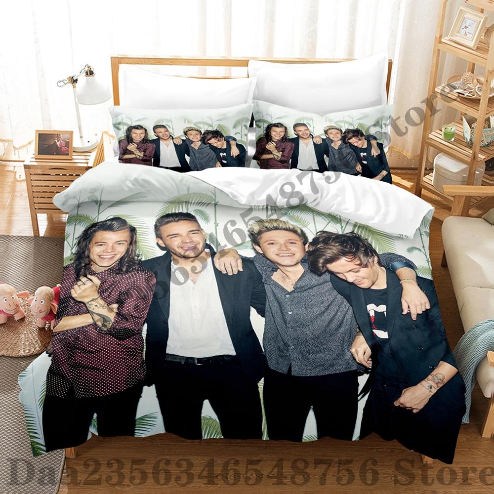 Постельное белье Direction One Односпальное Двуспальное Полный Размер Queen Size King Size Комплект для Взрослых Детской Спальни Пододеяльник Комплекты Печать Аниме Комплект Постельного Белья