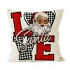 Christmas Dwarf Linen Pillowcase New Christmas Tree Letter Print Pillowcase