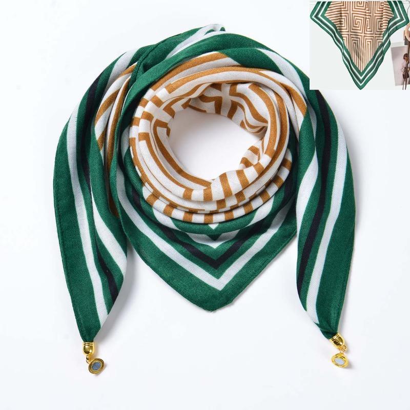 Idyllic small fresh women's imitation silk square scarf silk scarf temperament versatile scarf shawl heat