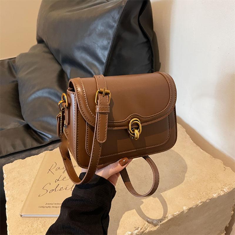 Французская модная контрастная цветная сумка через плечо женская весенняя новая ретро простая маленькая квадратная сумка высококачественная повседневная сумка через плечо