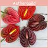 Anthurium Linden Andraeanum Mini Flower Diy Home Decoration Props Event