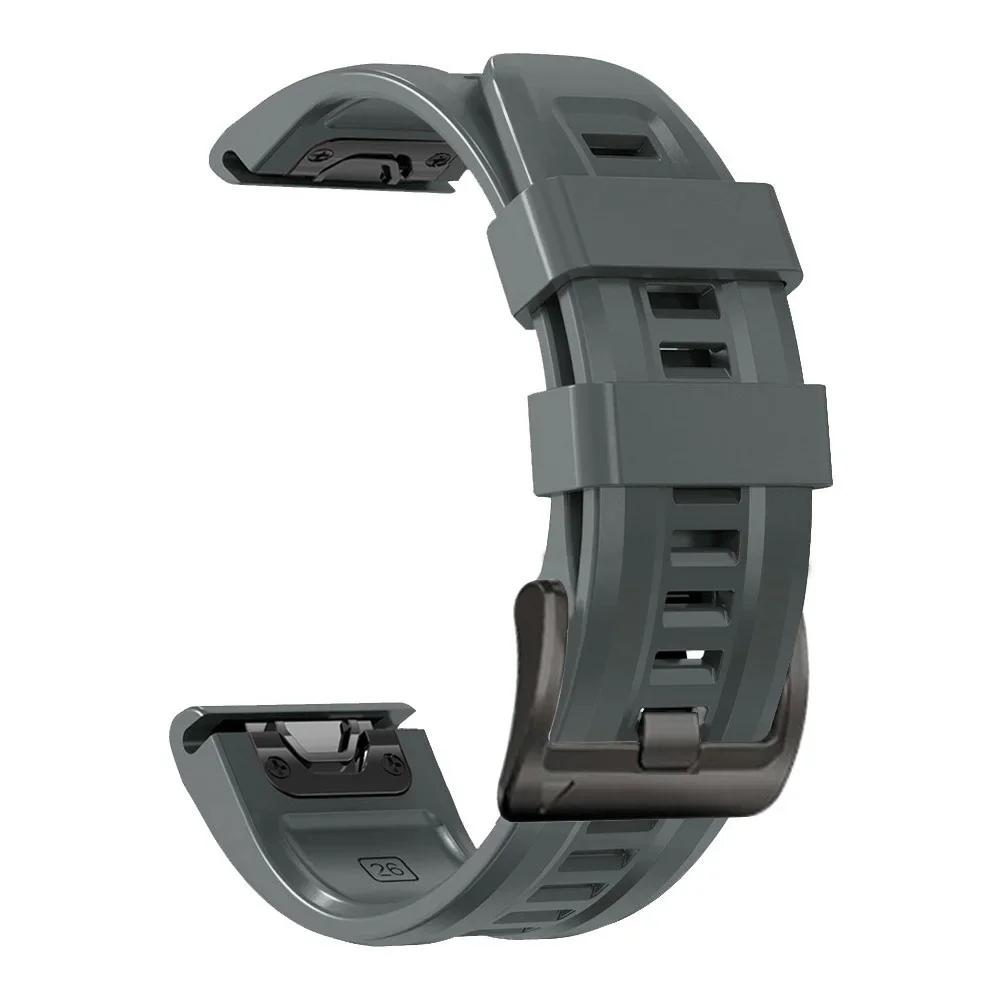 Спортивный силиконовый ремешок для Garmin Fenix E 8 47 мм 51 мм 7 7X браслет для Garmin Enduro 3/Epix Gen Pro QuickFit 22 мм 26 мм ремешок для часов