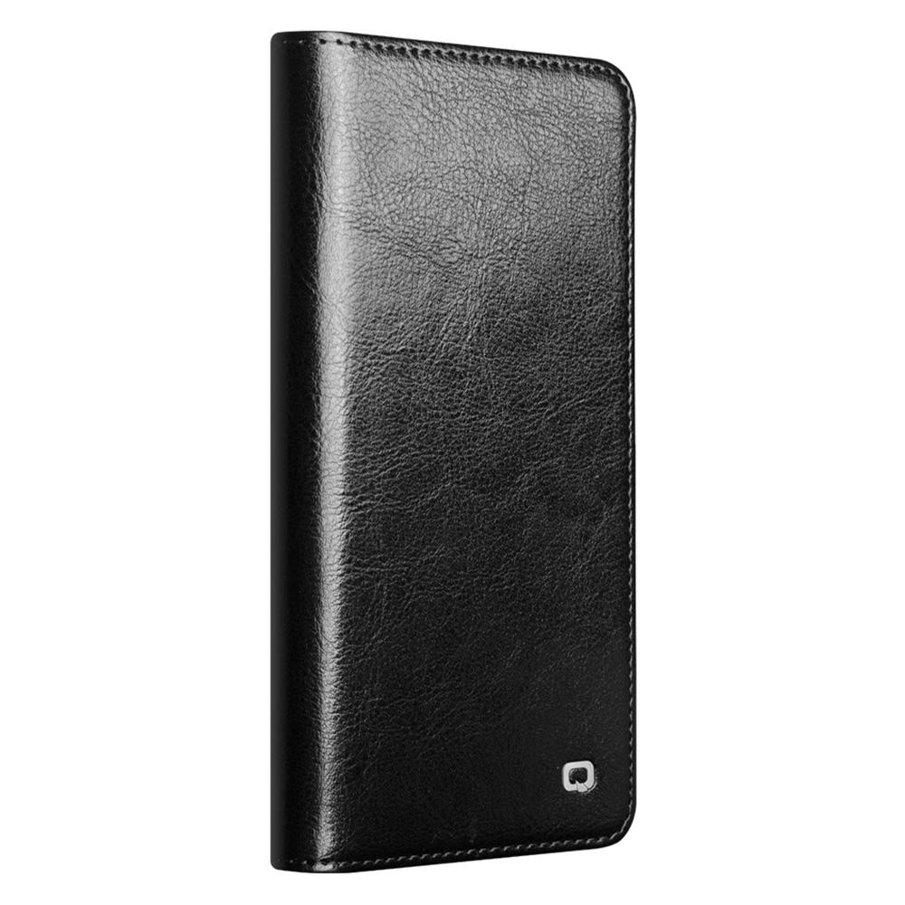 QIALINO Для Samsung Galaxy S25 Edge Чехол-кошелек Подставка Натуральная коровья кожа Чехол для телефона