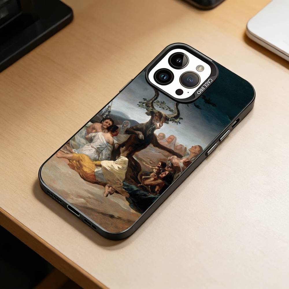 D-Works by Goya Чехол для телефона Для iPhone 17,16,15,14,13,12,11 Plus,Pro Max,XS,Красочный Серебряный Чехол для телефона Funda Cover
