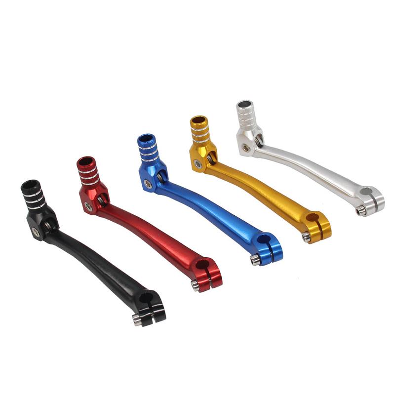 Motorcycle Folding Gear Shift Lever CNC Aluminum for Kayo Apollo Bosuer 110/125/140/150/160/250cc Dirt Bike Pit Bikes Gear Lever