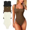 Beach Vacation Women'S Tight Fitting Jumpsuit Sexy Vest Summer Swimsuit Jumpsuit Triangle Pants New Square Collar