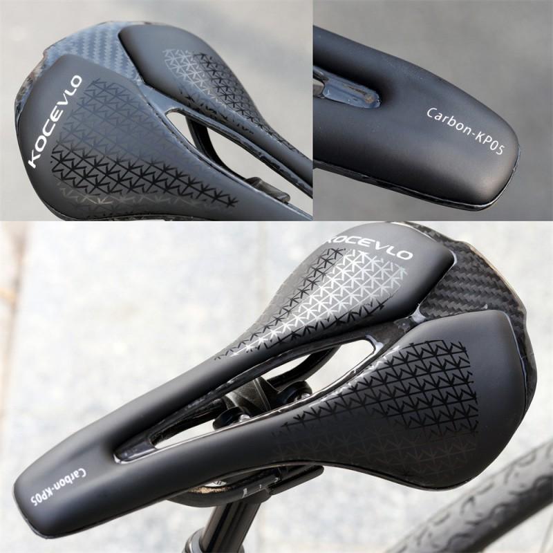 Ultra-Light Full Carbon Fiber Bicycle Saddle Mountain Road Bikes Hollow Design Leather Top Unisex