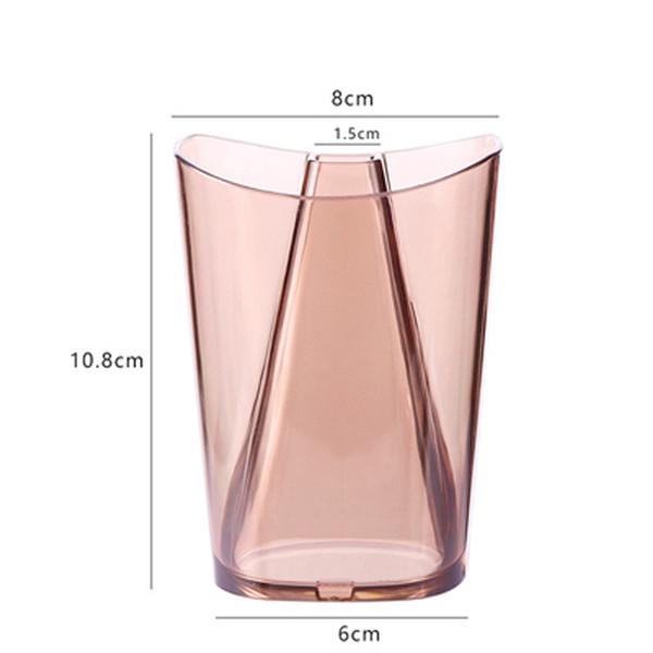 Transparent Simplicity Toothbrush Cup Creative Eco-friendly Plastic Cup Bathroom Couples Tooth Brush Mug Bathroom Cup