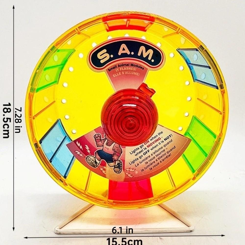 Super Silent Colorful Running Wheel Stable Base Pet Jogging Wheel Hamster Exercise
