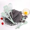 5 шт./компл., набор кухонной утвари, силиконовая кухонная утварь, антипригарный набор кухонных инструментов, лопаточка для взбивания яиц, посуда, аксессуары для барбекю, инструменты