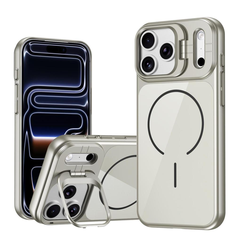 Премиальный защитный чехол-зеркало с магнитом для iPhone 17 Pro Max